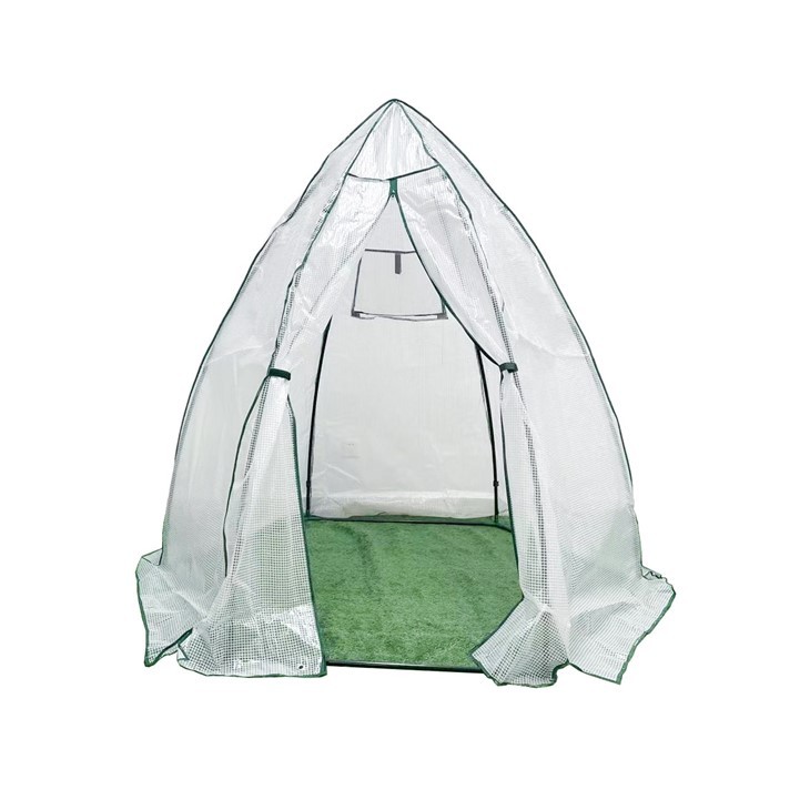 All-Weather PE Cover Garden Greenhouse With Roll-up Door
