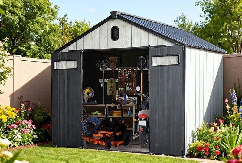 8X10 plastic garden storage shed1 8X10 plastic garden storage shed1